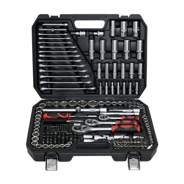 216pcs Portable Tool Kit & Socket Wrench Set with Case, Ratchet & Wrenches for Home Use - Tools Set Tool Box for Men Women - Image 4
